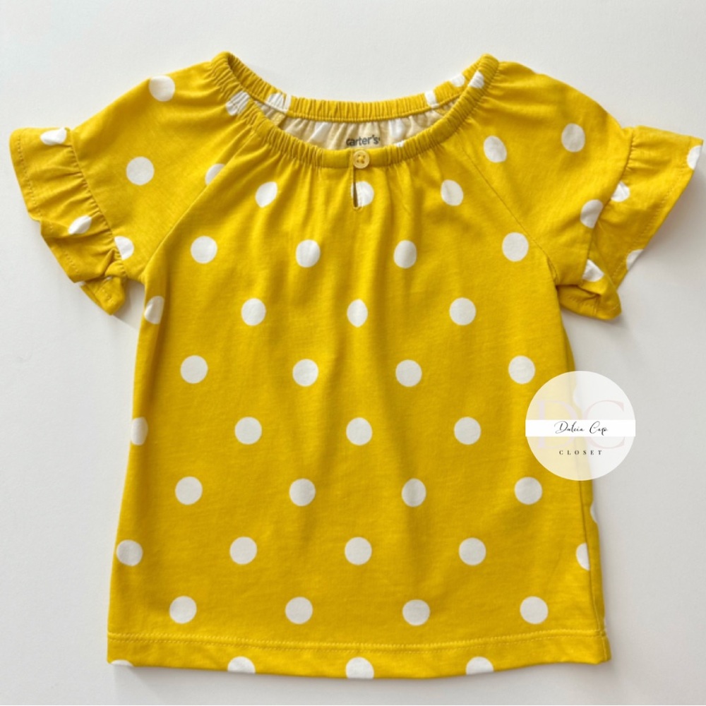 CARTERS Polka Dots Blouse SZ 24 months